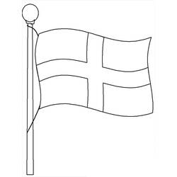 Dessin à colorier: Drapeau Anglais (Géographie et Lieux) #192293 - Coloriages à Imprimer Gratuits
