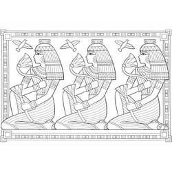 Dessins à colorier: Égypte - Coloriages à Imprimer Gratuits