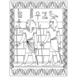 Dessin à colorier: Égypte (Géographie et Lieux) #192820 - Coloriages à Imprimer Gratuits