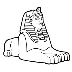 Dessin à colorier: Égypte (Géographie et Lieux) #192830 - Coloriages à Imprimer Gratuits