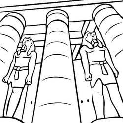Dessin à colorier: Égypte (Géographie et Lieux) #192831 - Coloriages à Imprimer Gratuits