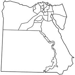 Dessin à colorier: Égypte (Géographie et Lieux) #192849 - Coloriages à Imprimer Gratuits