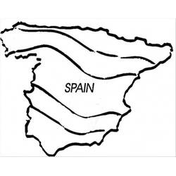 Dessin à colorier: Espagne (Géographie et Lieux) #184070 - Coloriages à Imprimer Gratuits
