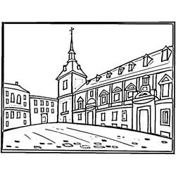 Dessin à colorier: Espagne (Géographie et Lieux) #184081 - Coloriages à Imprimer Gratuits