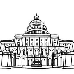 Dessin à colorier: Etats-Unis (USA) (Géographie et Lieux) #193278 - Coloriages à Imprimer Gratuits