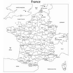 Dessin à colorier: France (Géographie et Lieux) #183843 - Coloriages à Imprimer Gratuits