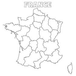 Dessins à colorier: France - Coloriages à Imprimer Gratuits