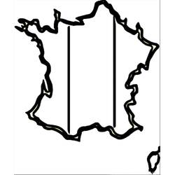 Dessin à colorier: France (Géographie et Lieux) #183846 - Coloriages à Imprimer Gratuits