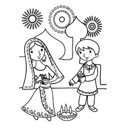Dessins à colorier: Inde - Coloriages à Imprimer Gratuits