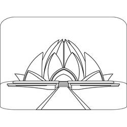 Dessin à colorier: Inde (Géographie et Lieux) #183987 - Coloriages à Imprimer Gratuits