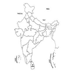 Dessin à colorier: Inde (Géographie et Lieux) #183993 - Coloriages à Imprimer Gratuits