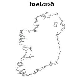 Dessin à colorier: Irlande (Géographie et Lieux) #192940 - Coloriages à Imprimer Gratuits