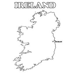 Dessin à colorier: Irlande (Géographie et Lieux) #192941 - Coloriages à Imprimer Gratuits