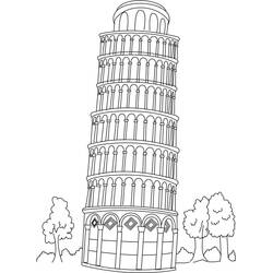 Dessin à colorier: Italie (Géographie et Lieux) #180523 - Coloriages à Imprimer Gratuits