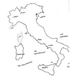 Dessin à colorier: Italie (Géographie et Lieux) #180528 - Coloriages à Imprimer Gratuits