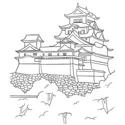 Dessin à colorier: Japon (Géographie et Lieux) #183940 - Coloriages à Imprimer Gratuits