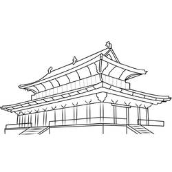 Dessin à colorier: Japon (Géographie et Lieux) #183948 - Coloriages à Imprimer Gratuits