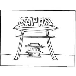 Dessin à colorier: Japon (Géographie et Lieux) #183950 - Coloriages à Imprimer Gratuits