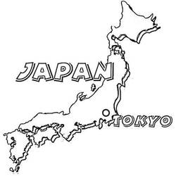 Dessin à colorier: Japon (Géographie et Lieux) #183953 - Coloriages à Imprimer Gratuits