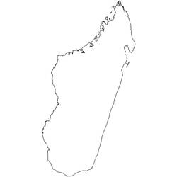 Dessin à colorier: Madagascar (Géographie et Lieux) #191651 - Coloriages à Imprimer Gratuits