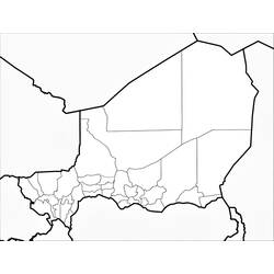 Dessin à colorier: Niger (Géographie et Lieux) #190676 - Coloriages à Imprimer Gratuits