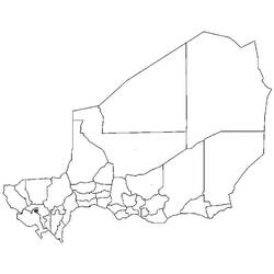 Dessin à colorier: Niger (Géographie et Lieux) #190677 - Coloriages à Imprimer Gratuits