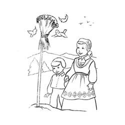 Dessin à colorier: Norvège (Géographie et Lieux) #184092 - Coloriages à Imprimer Gratuits