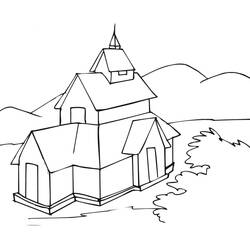 Dessin à colorier: Norvège (Géographie et Lieux) #184098 - Coloriages à Imprimer Gratuits