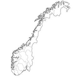 Dessin à colorier: Norvège (Géographie et Lieux) #184100 - Coloriages à Imprimer Gratuits
