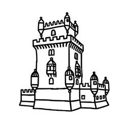 Dessin à colorier: Portugal (Géographie et Lieux) #215981 - Coloriages à Imprimer Gratuits