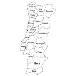 Dessin à colorier: Portugal (Géographie et Lieux) #215988 - Coloriages à Imprimer Gratuits