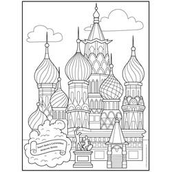 Dessin à colorier: Russie (Géographie et Lieux) #192544 - Coloriages à Imprimer Gratuits