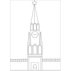 Dessin à colorier: Russie (Géographie et Lieux) #192554 - Coloriages à Imprimer Gratuits