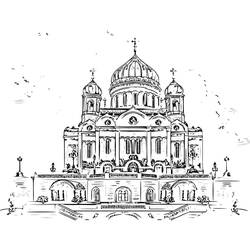 Dessin à colorier: Russie (Géographie et Lieux) #192555 - Coloriages à Imprimer Gratuits