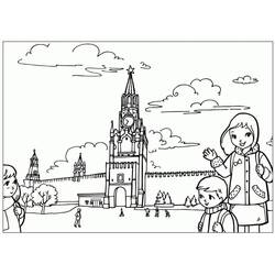 Dessin à colorier: Russie (Géographie et Lieux) #192558 - Coloriages à Imprimer Gratuits
