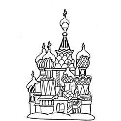 Dessin à colorier: Russie (Géographie et Lieux) #192562 - Coloriages à Imprimer Gratuits