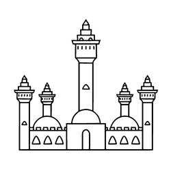 Dessin à colorier: Sénégal (Géographie et Lieux) #190697 - Coloriages à Imprimer Gratuits