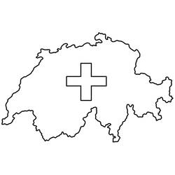 Dessins à colorier: Suisse - Coloriages à Imprimer Gratuits