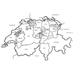 Dessin à colorier: Suisse (Géographie et Lieux) #183887 - Coloriages à Imprimer Gratuits
