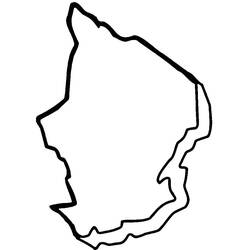 Dessin à colorier: Tchad (Géographie et Lieux) #191674 - Coloriages à Imprimer Gratuits