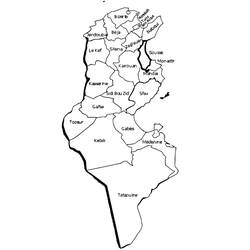 Dessin à colorier: Tunisie (Géographie et Lieux) #193963 - Coloriages à Imprimer Gratuits