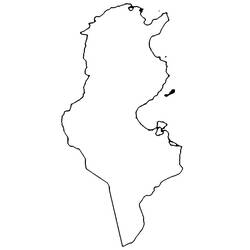 Dessin à colorier: Tunisie (Géographie et Lieux) #193964 - Coloriages à Imprimer Gratuits