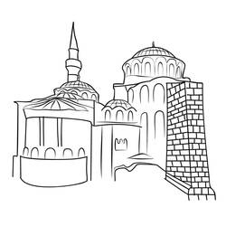 Dessin à colorier: Turquie (Géographie et Lieux) #190561 - Coloriages à Imprimer Gratuits