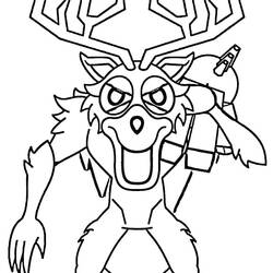 Coloriage 99 Nuits dans la Forêt (Jeux Vidéos) #221571 à imprimer et colorier