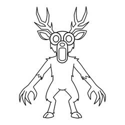 Coloriage 99 Nuits dans la Forêt (Jeux Vidéos) #221592 à imprimer et colorier