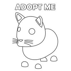 Dessin à colorier: Adopt Me (Jeux Vidéos) #174392 - Coloriages à Imprimer Gratuits