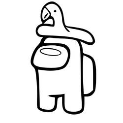 Dessin à colorier: Among Us (Jeux Vidéos) #171890 - Coloriages à Imprimer Gratuits