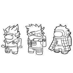 Dessin à colorier: Among Us (Jeux Vidéos) #171897 - Coloriages à Imprimer Gratuits