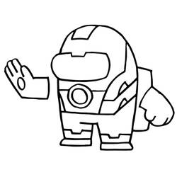 Dessin à colorier: Among Us (Jeux Vidéos) #171904 - Coloriages à Imprimer Gratuits