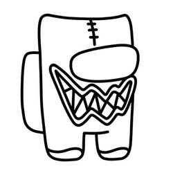 Dessin à colorier: Among Us (Jeux Vidéos) #171905 - Coloriages à Imprimer Gratuits